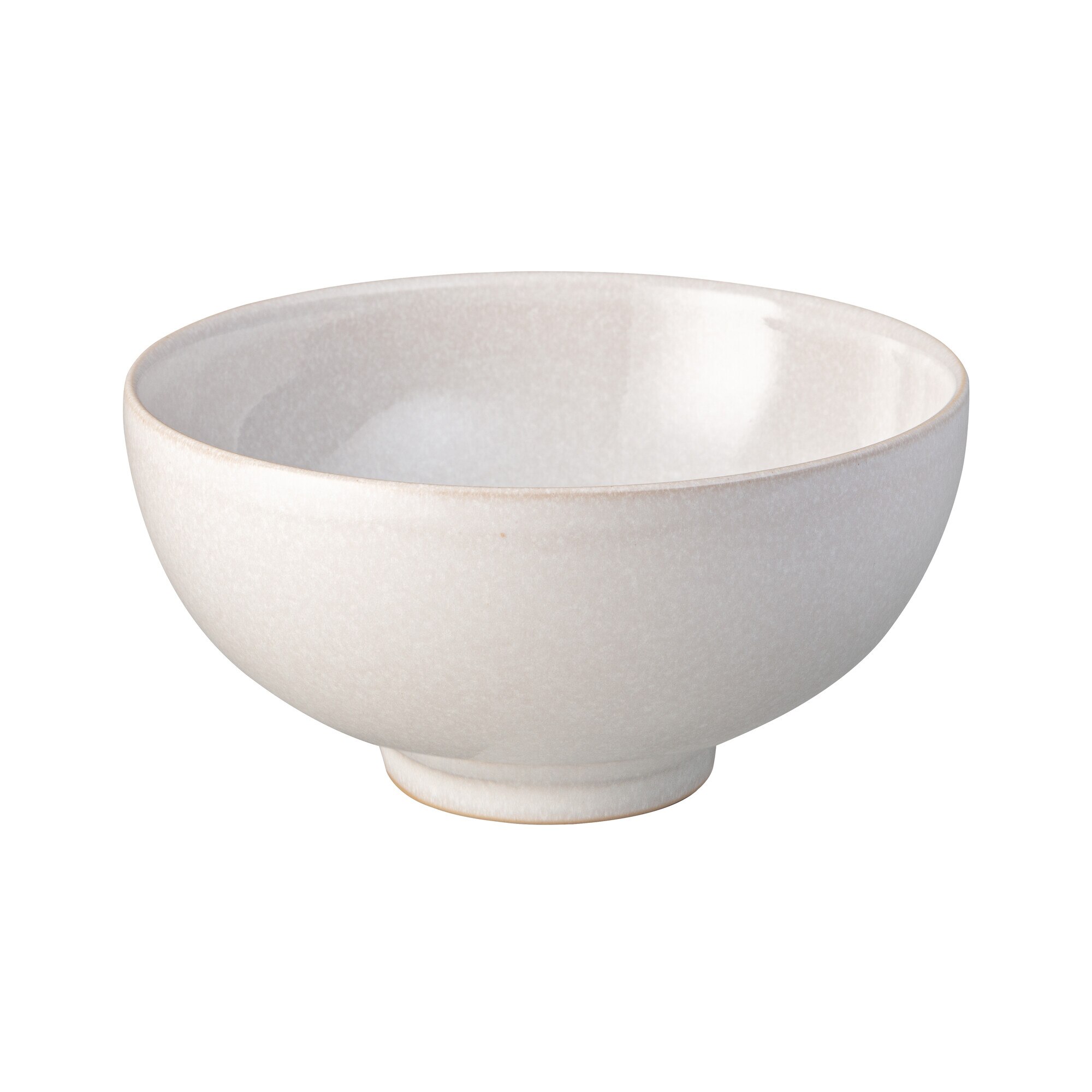 Product photograph of Quartz Rose White Rice Bowl from Denby Retail Ltd